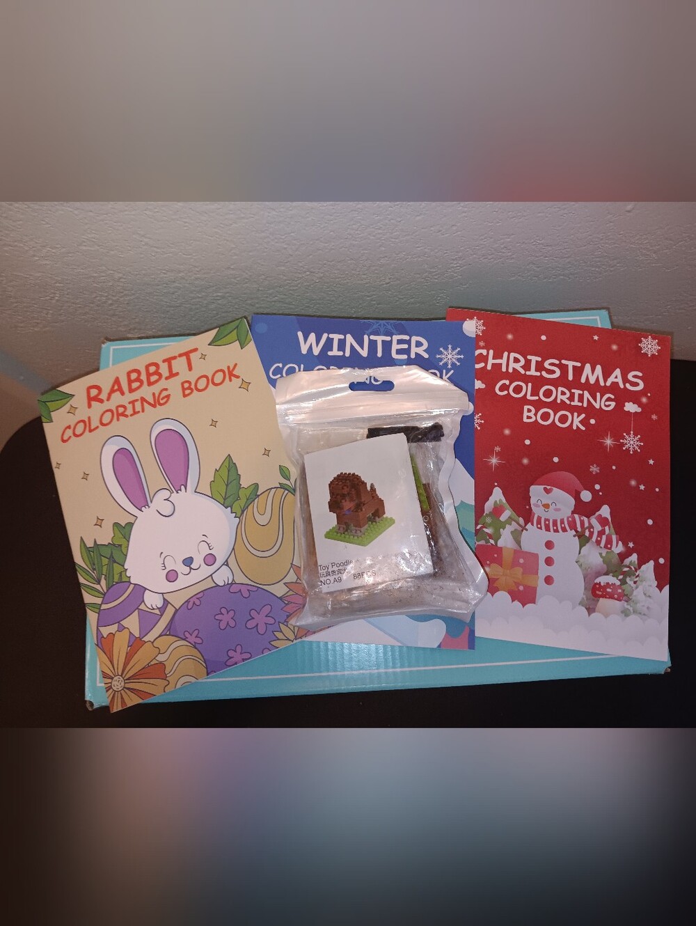 Kids Holiday Coloring Book Trio - Rabbit, Winter & Christmas - Multi-Color